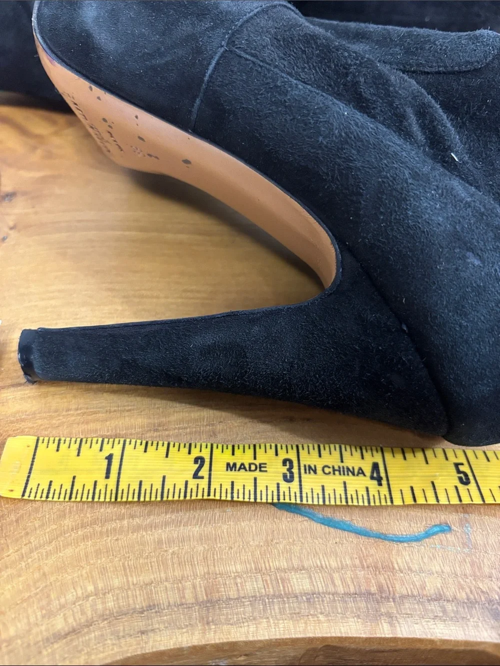 Karen millen over the knee suede stretch boot 38